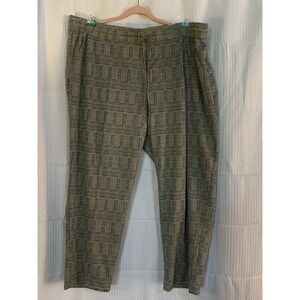Zac And Rachel Womens 3X Plaid Dress Pants‎